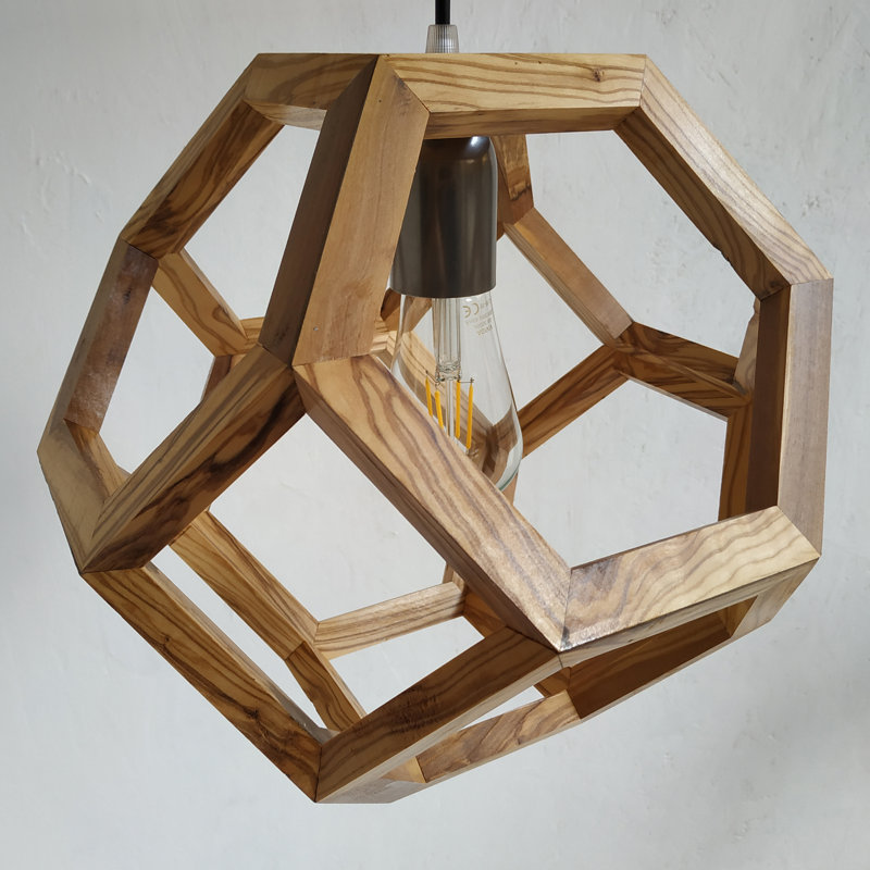 Chewelah 1 - Light Oil Geometric Pendant