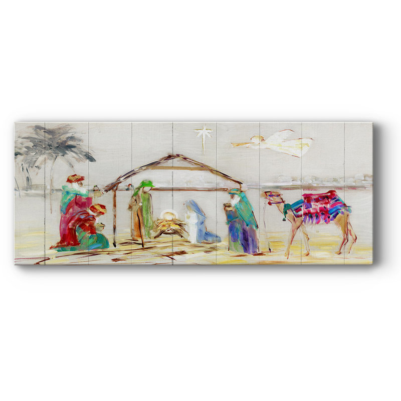 " Nativity ", 20" H x 50" W x 1.5" D