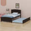 Lit plateforme avec lit gigogne-266669068