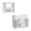 Ensemble de meuble-lavabo simple 35 po avec plateau en céramique et miroir Bandy-179237740