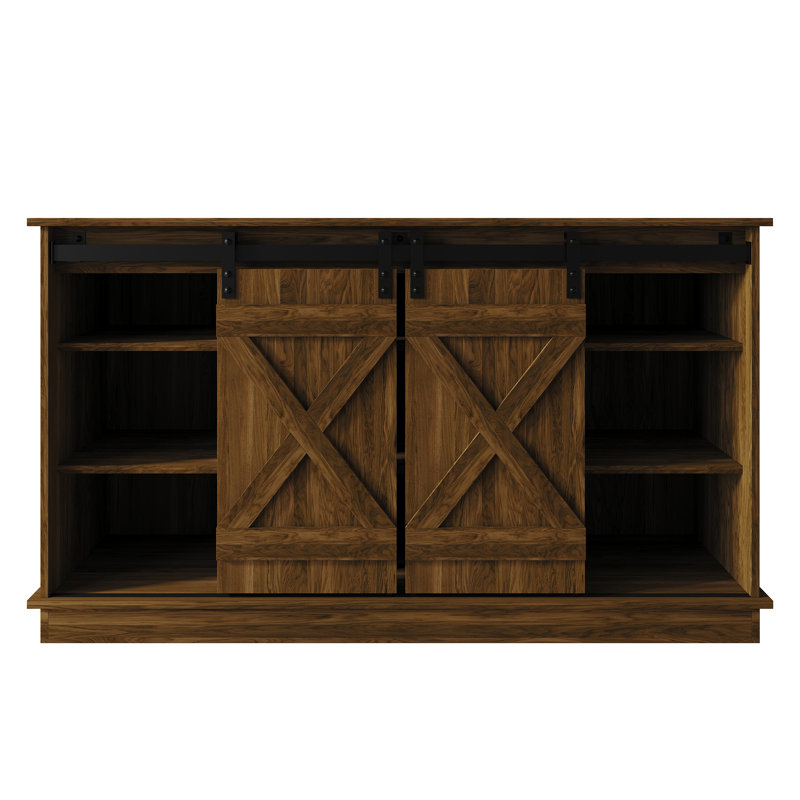 Trinece TV Stand for TVs up to 60", Brown