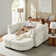 Dayman 6-Piece Modern Storage Convertible Sectional Sofa with End Table