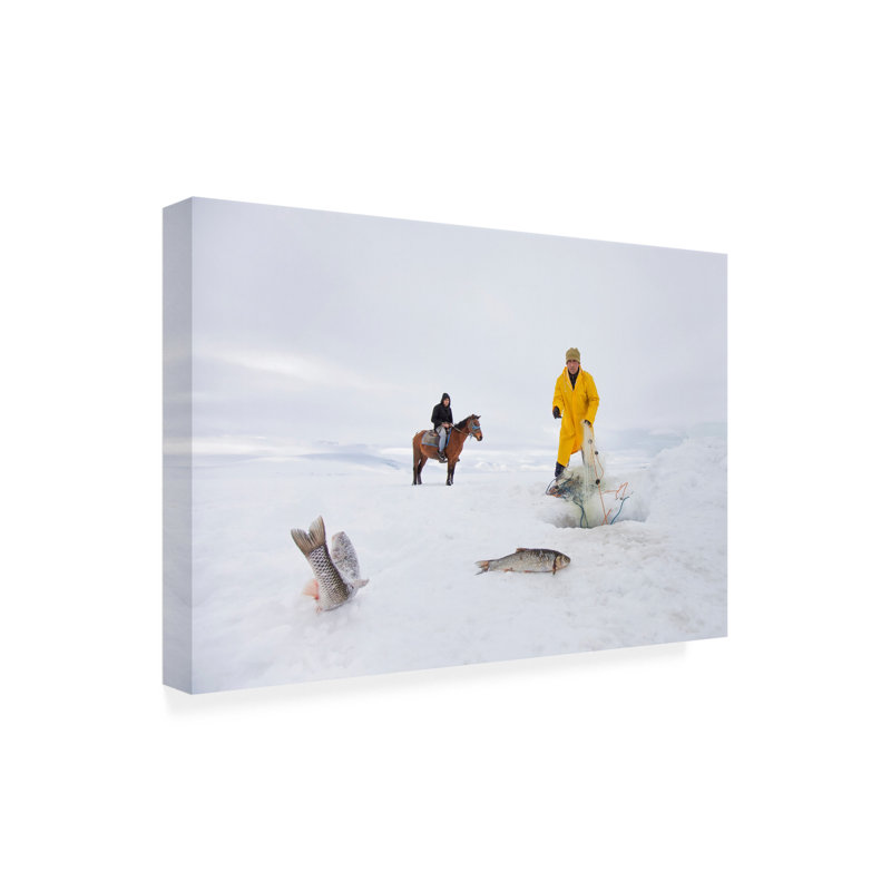 Art sur toile Nese Ari Fisherman, H 12 po x l 19 po
