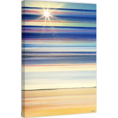 Reproduction d’art sur toile tendue "soleil éclairées" par parvez taj,