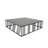 12 X 12 X 3.3" Multi-Purpose Display Riser For Food And Home