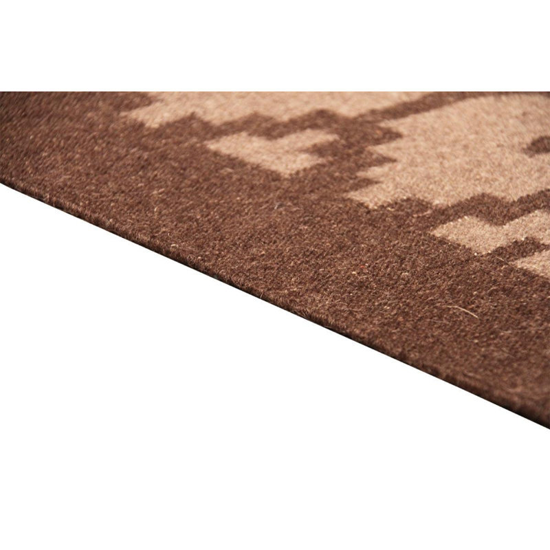 Canvello Collection Hand-Woven Wool Area Rug- 9'1" X 11'9"