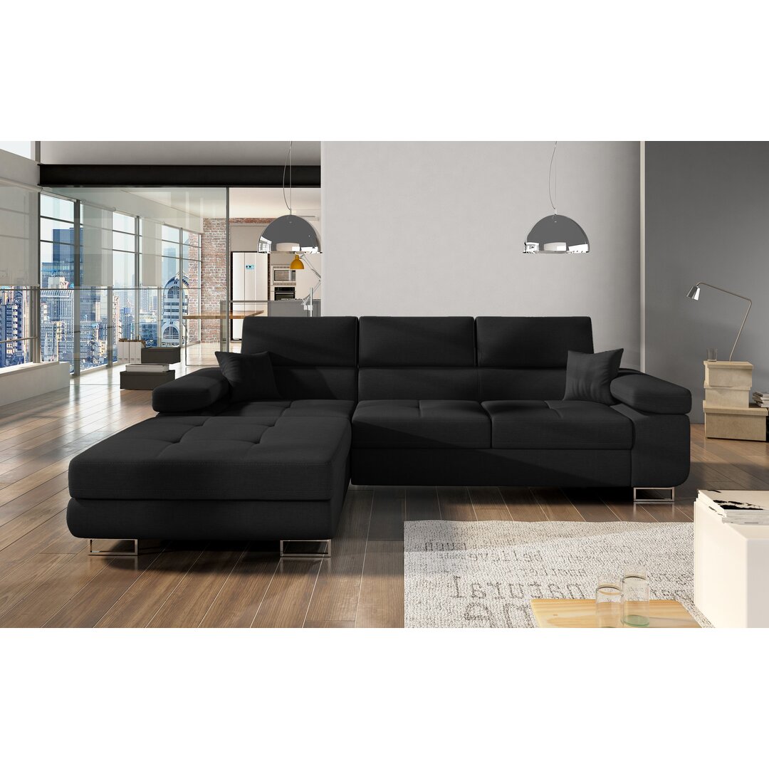 Ecksofa Gautreaux mit Bettfunktion