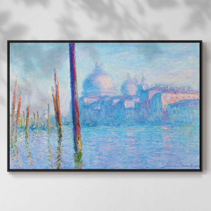 " The Grand Canal In Venice, 1908 04 ", Black, 27" H x 41" W x 2" D