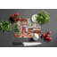 French Bulldog Christmas Cookies Glass Cutting Board