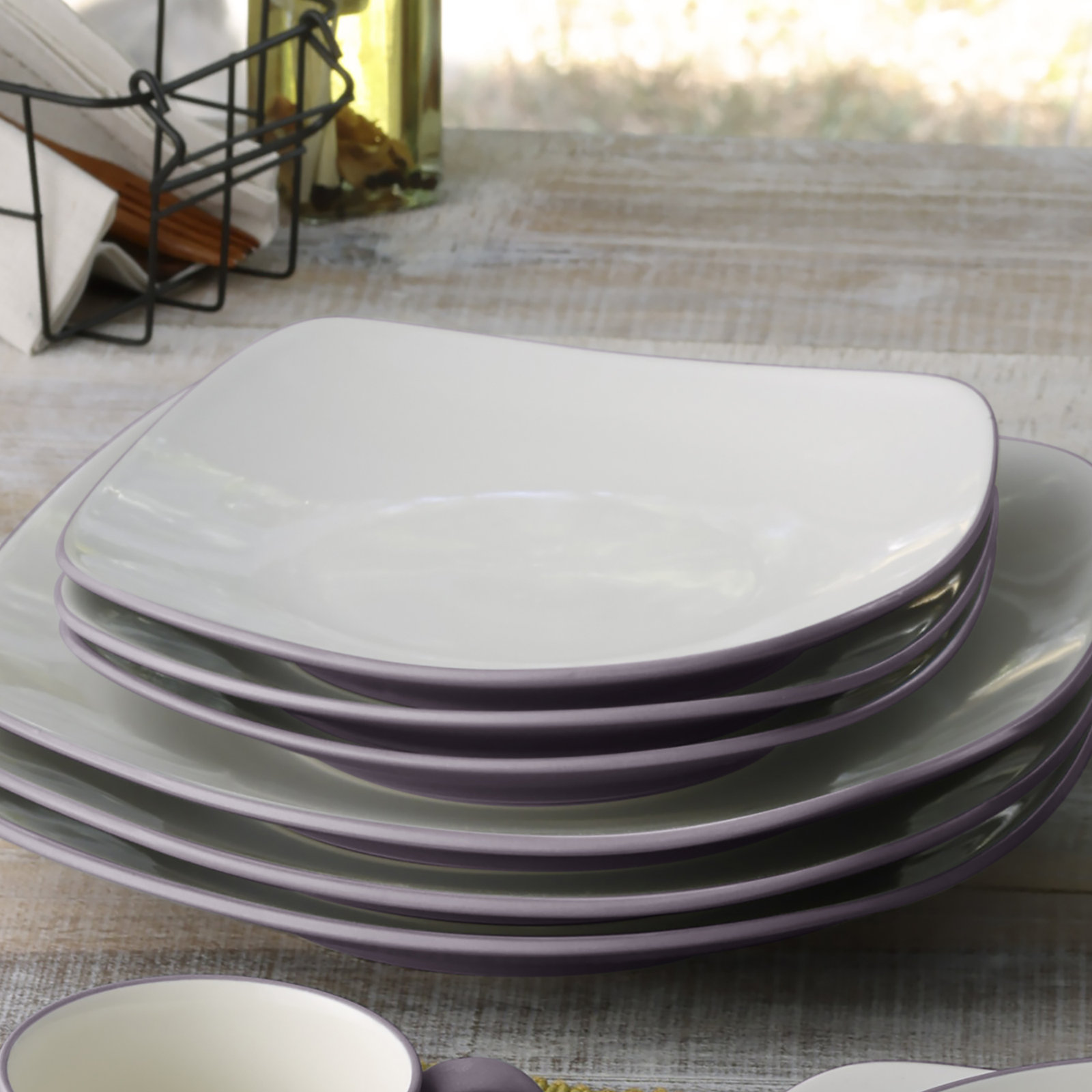 Colorwave 8" Salad Plate, Plum