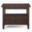 Warm Shaker - Table d'appoint étroite - Brun tabac-121382030