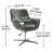 Cenae Upholstered Swivel Accent Chair-1592756556