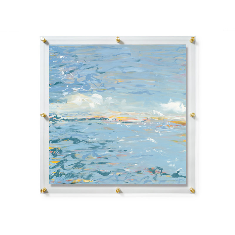 To the Coast by Carolyn Joe, 40" H x 40" W, Gold