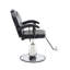 Fauteuil de coiffeur inclinable 102 ° à 140 ° pour salon de coiffure, fauteuil de salon pivotant à pompe hydraulique sur 360 ° pour coiffeur
