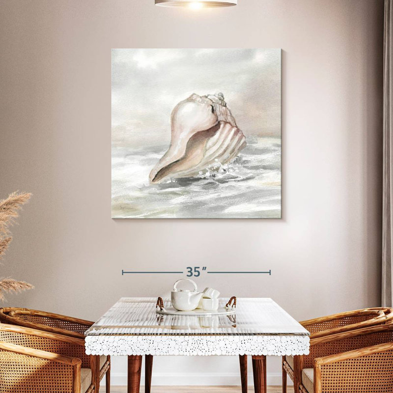 Aletra Shell Washed Ashore II, 39" H x 39" W