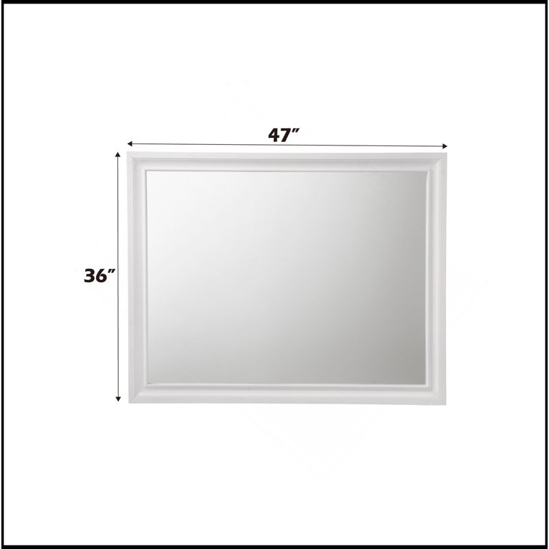 Miroir Naima, Blanc