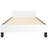 Singhai vidaXL Platform Bed Frame, Slats Support, No Mattress, Faux Leather-466228045-466228047