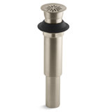 Decorative 1.25" Grid Bathroom Sink Drain Without Overflow