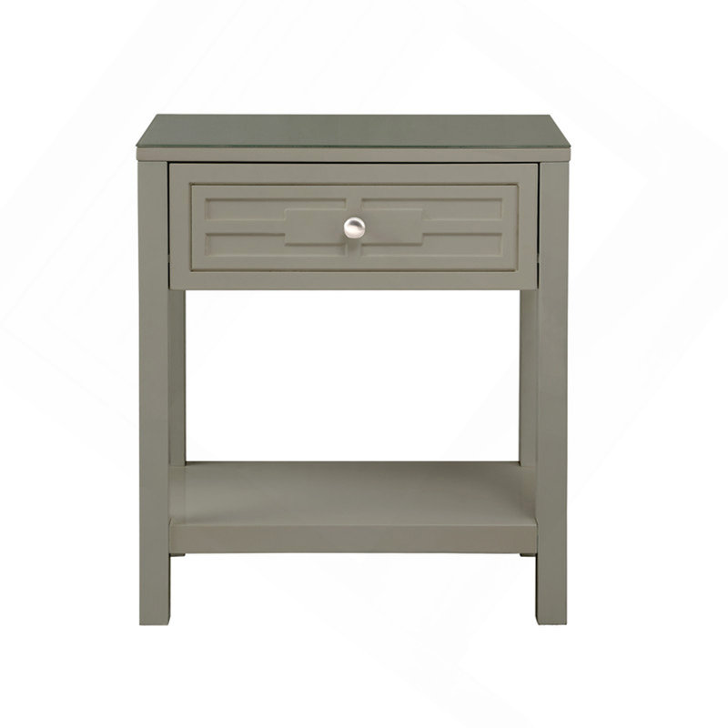 Table de chevet 23 po Taupe