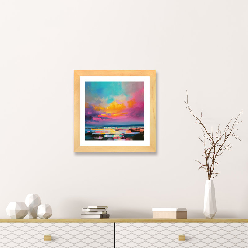 « diminuendo sky study ii » par scott naismith-« picture », reproduction d’art encadrée, H 16 po x l 16 po x P 1 po