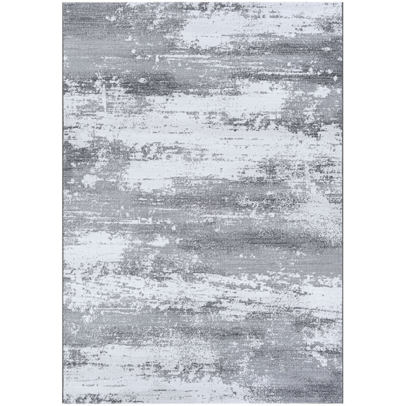 Driggers Abstract Mushroom Opal Performance Area Rug, Rectangle 2' x 3'11"