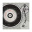 « rétro analog recording player », reproduction d’impression sur toile tendue-33419340