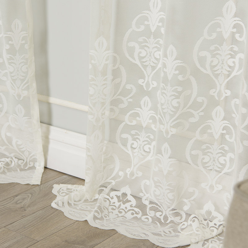 Paire de rideaux transparents avec œillets Pavel, L 52 po x L 96 po
