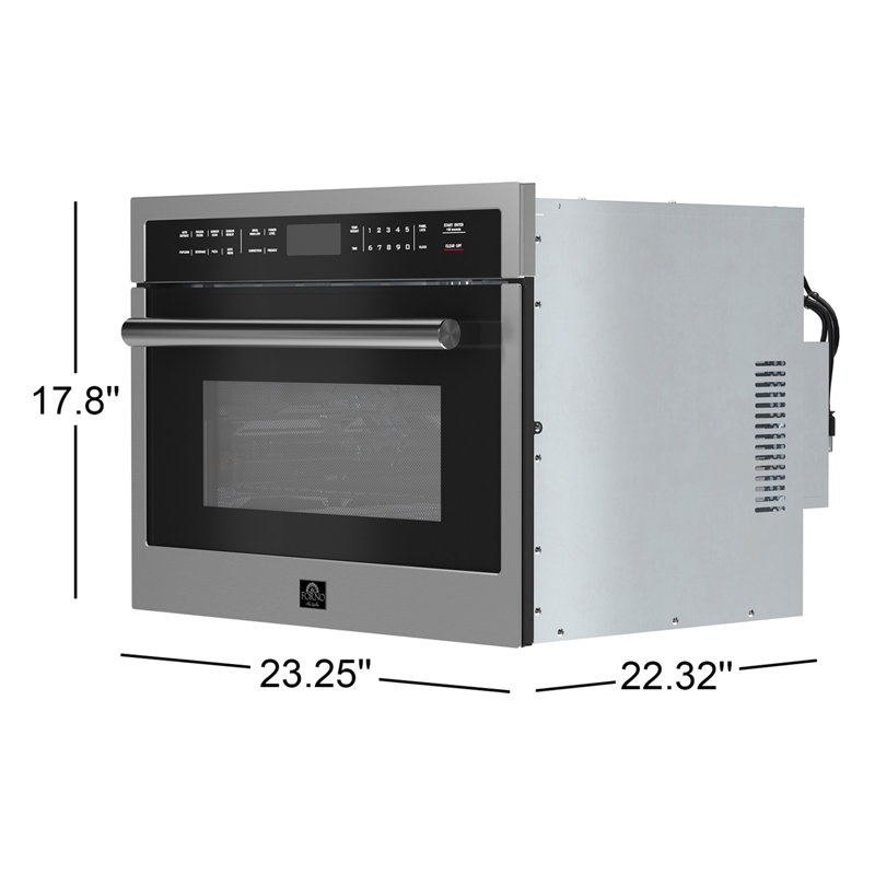 Forno 24-Inch Stainless Steel Convection Microwave Oven