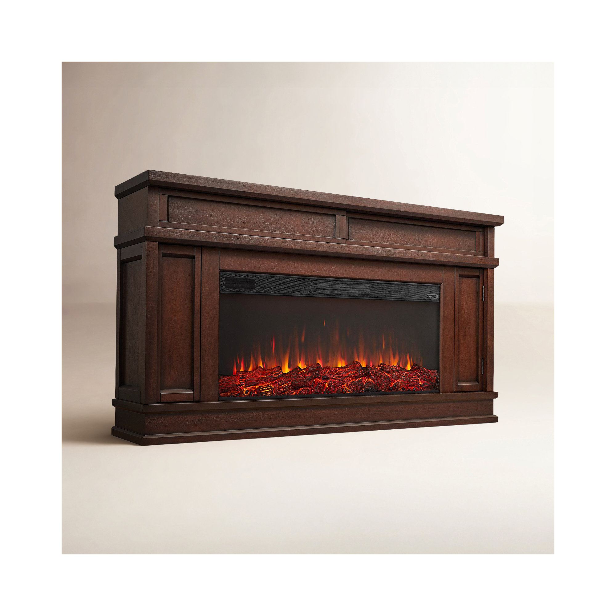 Torrey 60" Landscape Electric Fireplace by Real Flame, Standard, Dark Walnut