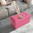 Incera Upholstered Folding Storage Ottoman Bench, Button Tufted Ottoman Footrest, End of Bed Bench-1795595303