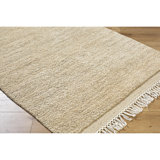 Mabel Hand Tufted Wool Area Rug in Brown