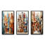 «Cubism Art Multidimensional», 3 pièces sur toile-909670428-909670429