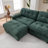 Spacious Deep Seat Sectionals, Wood Frame Modern U Shaped Sofa For Home