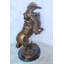 Statue de Hochet Remington, décor occidental, collection Nifao Hochet serpent 15 po x 10 po x H 22 po
