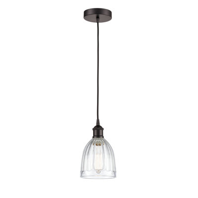 Luminaire suspendu en forme de cloche à 1 lumière Radegonde