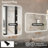 Rectangular Backlit Mirror Bathroom-389677879