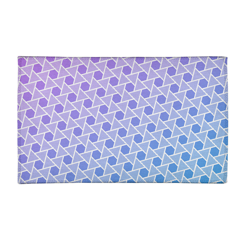 Chenille Geometric Indoor Rug, Rectangle 2' x 3'