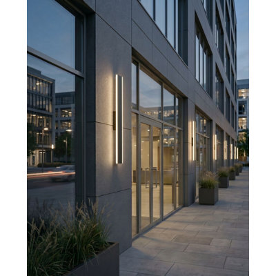 Applique murale en aluminium Gisberta