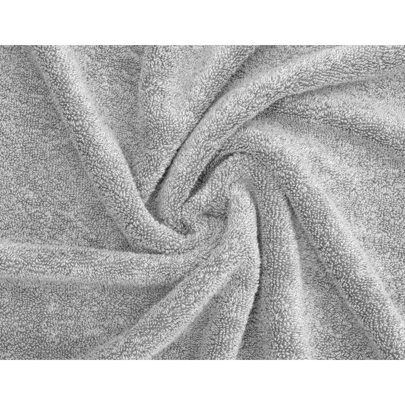 Corto Organic Cotton Plush Hand Towel Set of 2, GOTS & OEKO-TEX Certified, 650 GSM Long-Staple, Soft, Quick-Dry & Absorbent, 20"×30"
