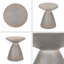 Table d'appoint d'extérieur en béton léger