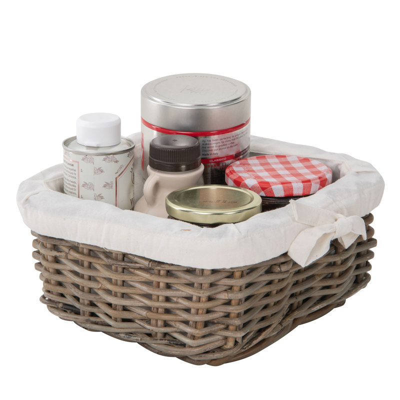 Panier en rotin Skiatook, H 4,75 po x l 9,5 po x P 9,5 po