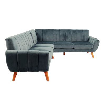 Abniel 111'' Velvet Sofa