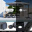 128' X 128' Square Outdoor Solar Led Cantilever Patio Umbrella without Weighted Base-1709515331
