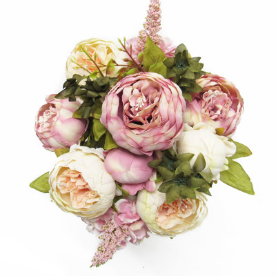 Fabric Peony Arrangement