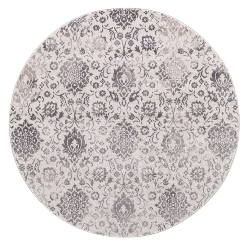 Oriental Indoor Rug, Round 5'