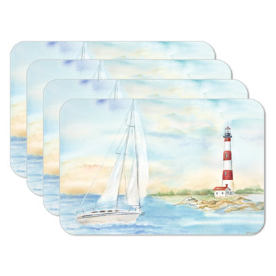 Napperon réversible 4 pièces Whitman Tides