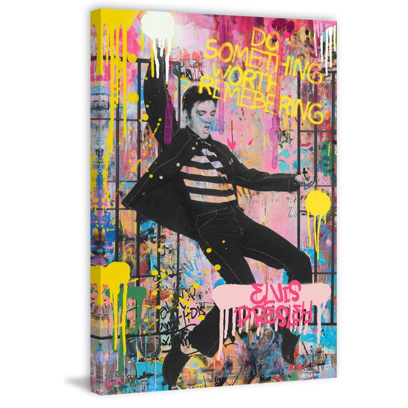 "Rock & Roll" Print on Wrapped Canvas, 24" H x 16" W