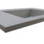 Plateau de meuble-lavabo simple avec lavabo-58618929