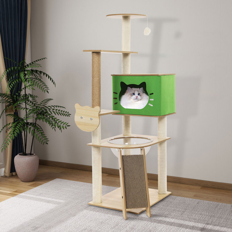 Cat Scratching Climbing Frame Tree For Pet