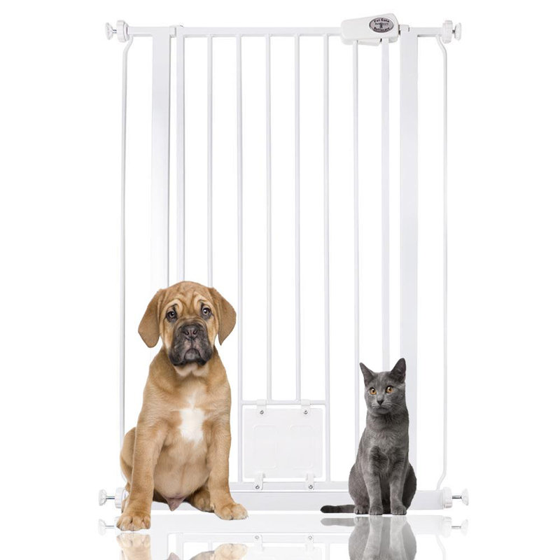 Teigan Metal Pressure Mounted Pet Gate